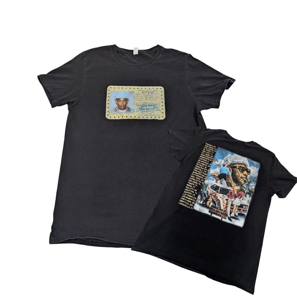 Tyler The Creator Call Me If You Get Lost‎ Tour Tee Men's Medium Black 2022